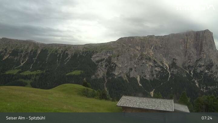 Archiv Foto Webcam Seiser Alm: Spitzbühl Station