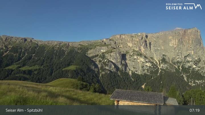 Archiv Foto Webcam Seiser Alm: Spitzbühl Station