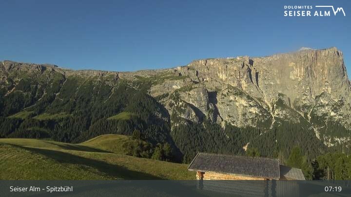 Archiv Foto Webcam Seiser Alm: Spitzbühl Station