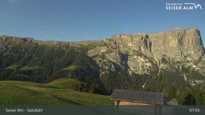 Archiv Foto Webcam Seiser Alm: Spitzbühl Station