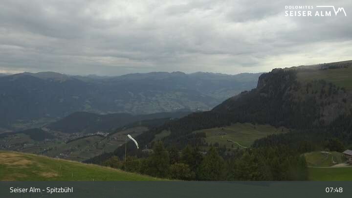 Archiv Foto Webcam Seiser Alm: Spitzbühl Station