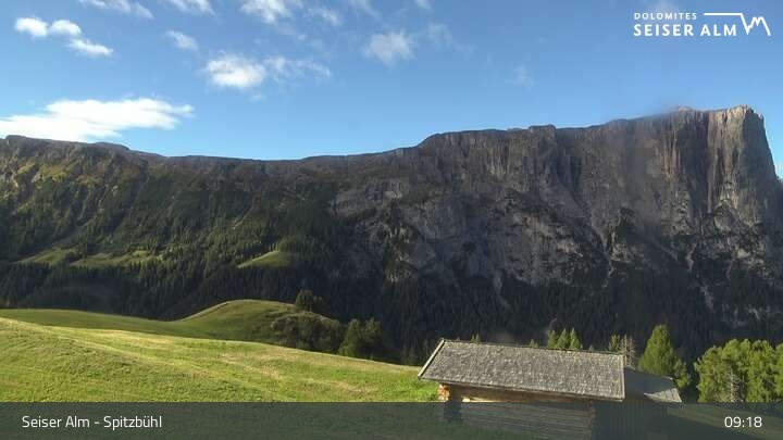 Archiv Foto Webcam Seiser Alm: Spitzbühl Station