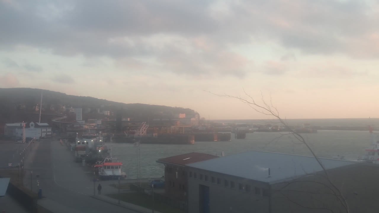 Archiv Foto Webcam Sassnitz an der Ostsee: Stadthafen