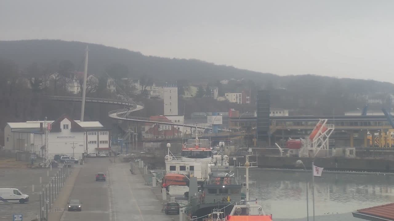 Archiv Foto Webcam Sassnitz an der Ostsee: Stadthafen