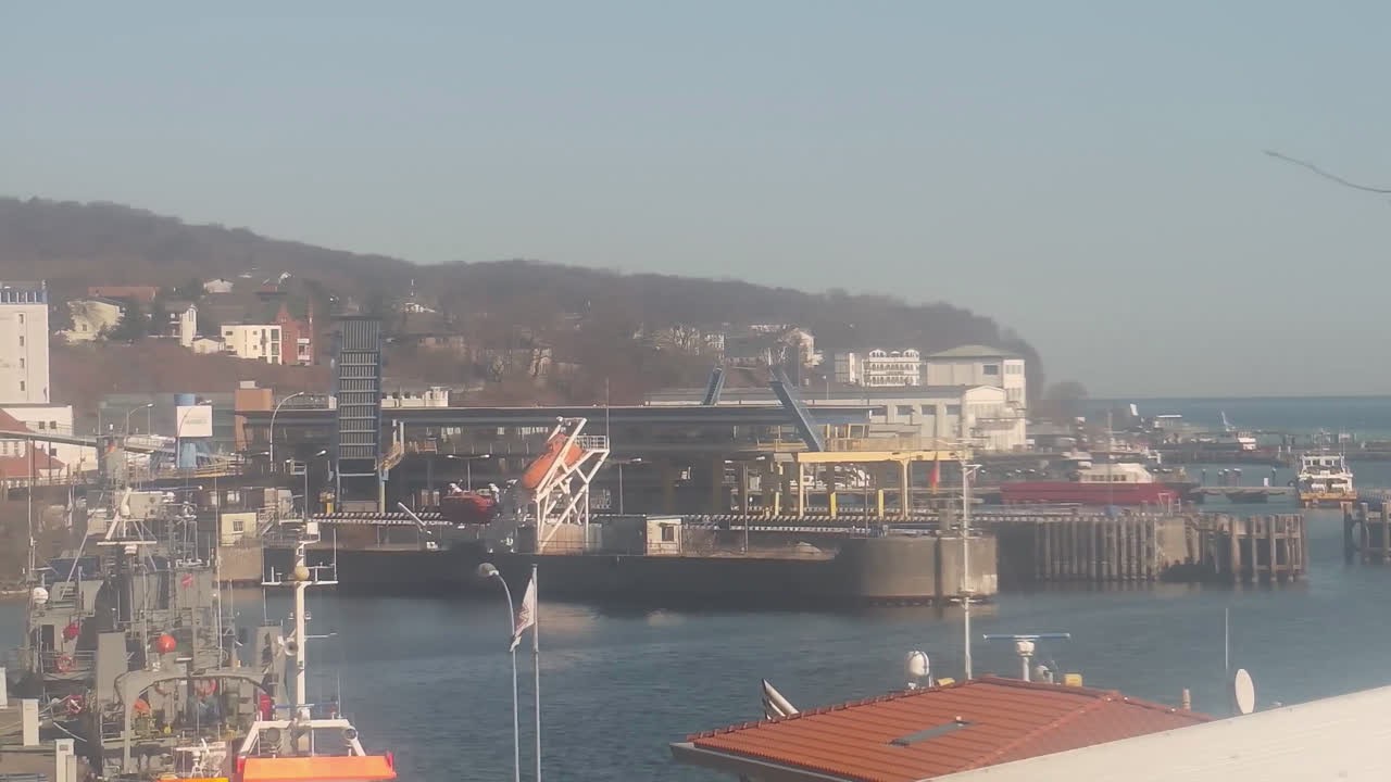 Archiv Foto Webcam Sassnitz an der Ostsee: Stadthafen