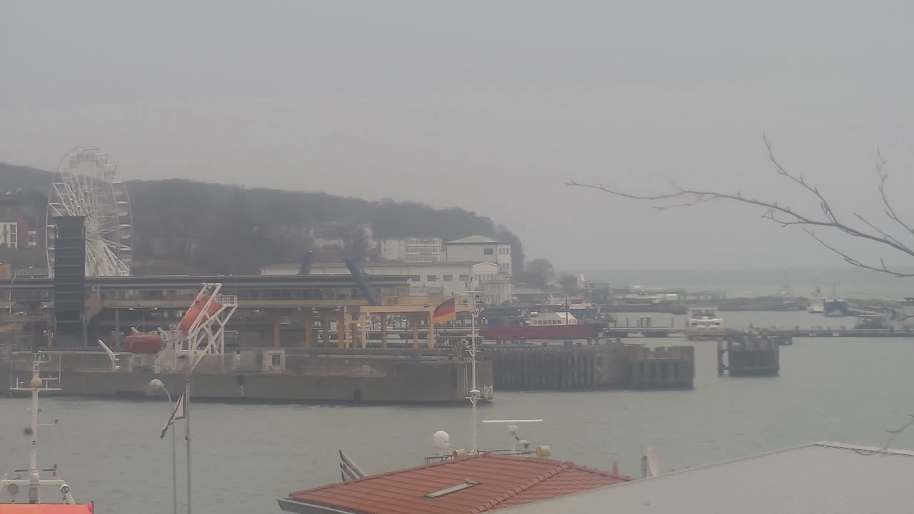 Archiv Foto Webcam Sassnitz an der Ostsee: Stadthafen