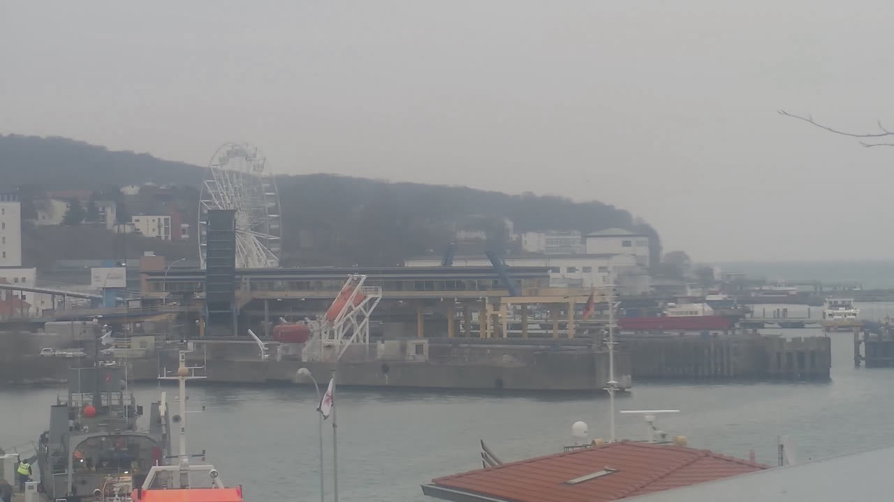 Archiv Foto Webcam Sassnitz an der Ostsee: Stadthafen