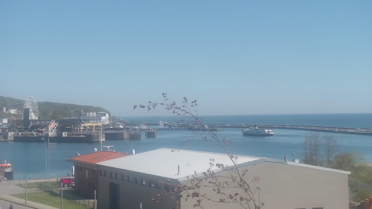 Archiv Foto Webcam Sassnitz an der Ostsee: Stadthafen