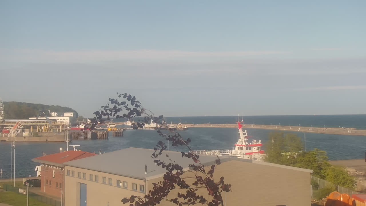 Archiv Foto Webcam Sassnitz an der Ostsee: Stadthafen