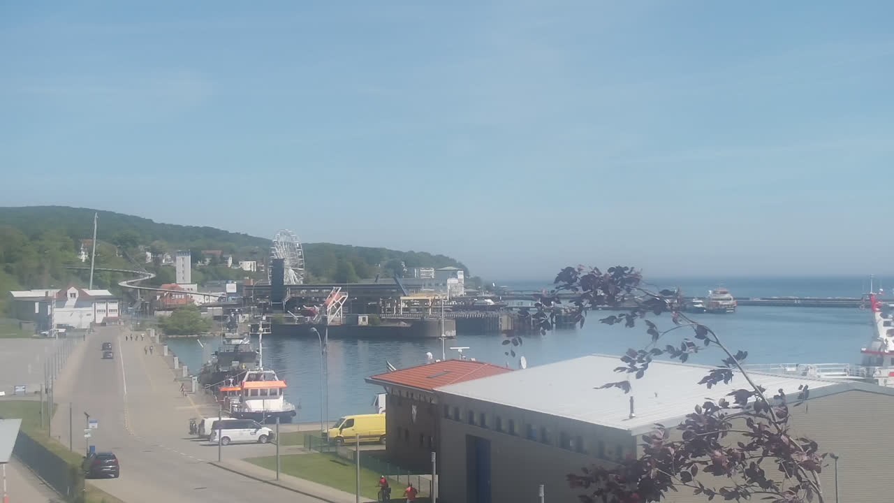 Archiv Foto Webcam Sassnitz an der Ostsee: Stadthafen