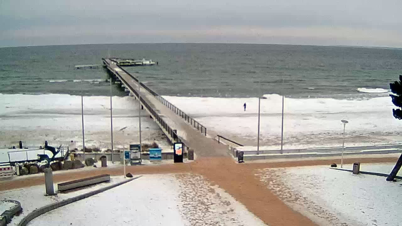 Archiv Foto Webcam Scharbeutz: Ausblick auf den Strand und die Ostsee