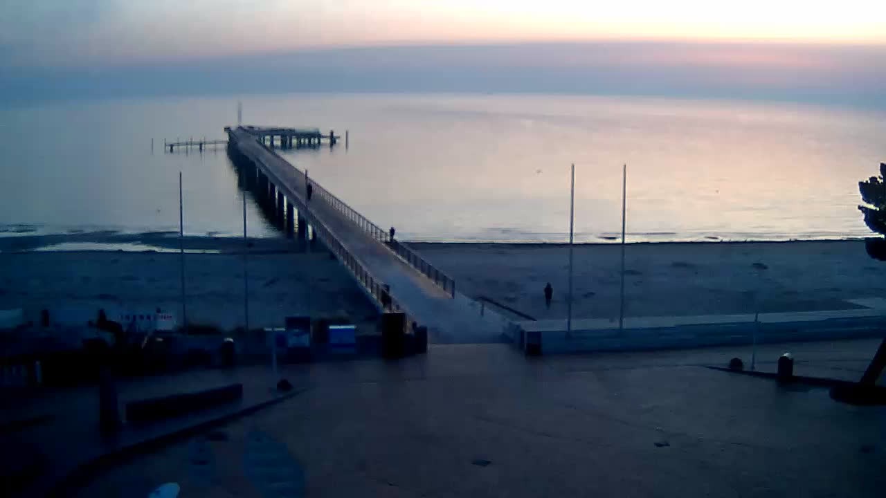Archiv Foto Webcam Scharbeutz: Ausblick auf den Strand und die Ostsee