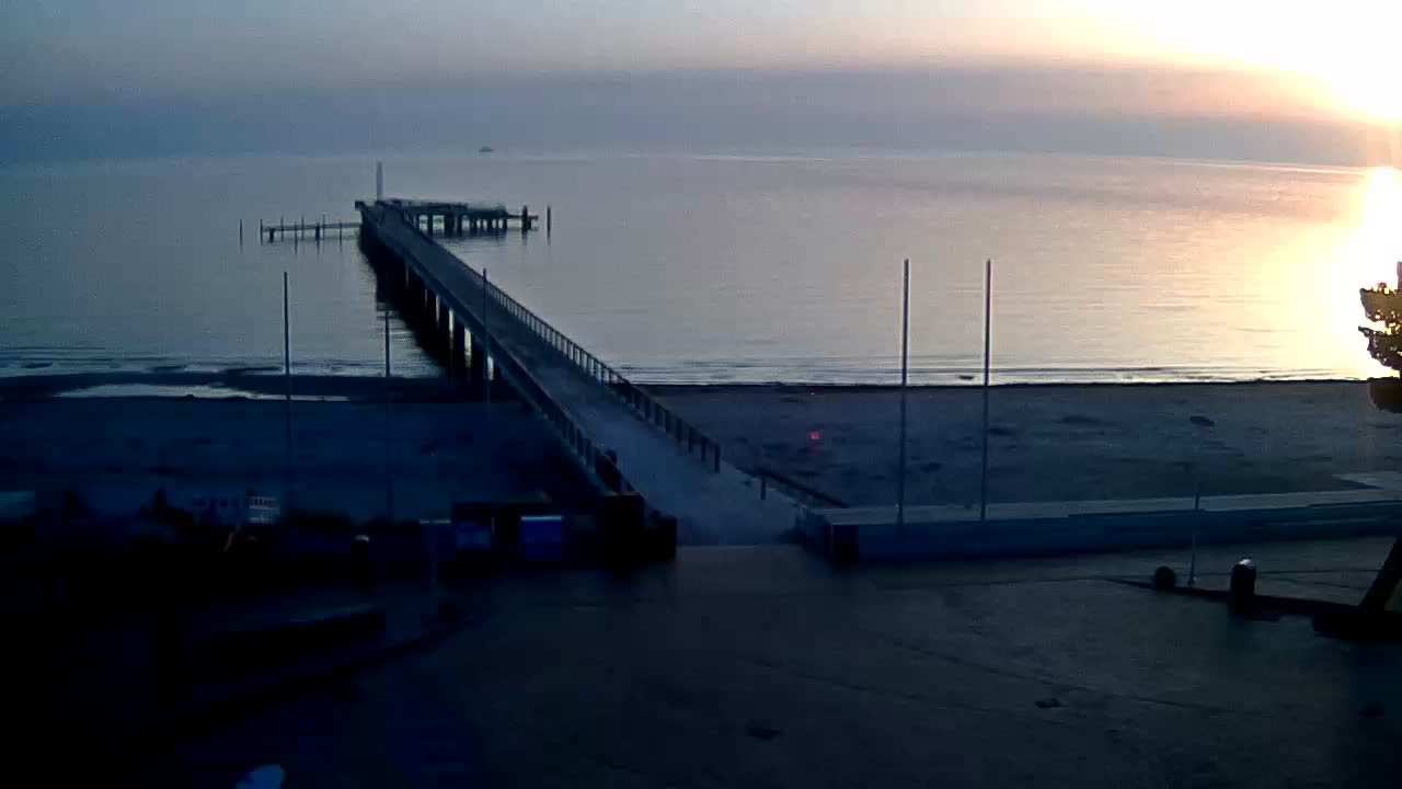 Archiv Foto Webcam Scharbeutz: Ausblick auf den Strand und die Ostsee