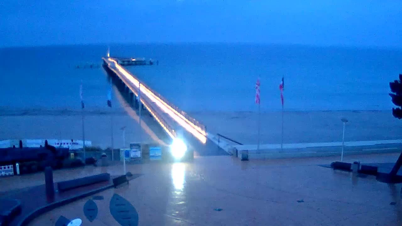 Archiv Foto Webcam Scharbeutz: Ausblick auf den Strand und die Ostsee