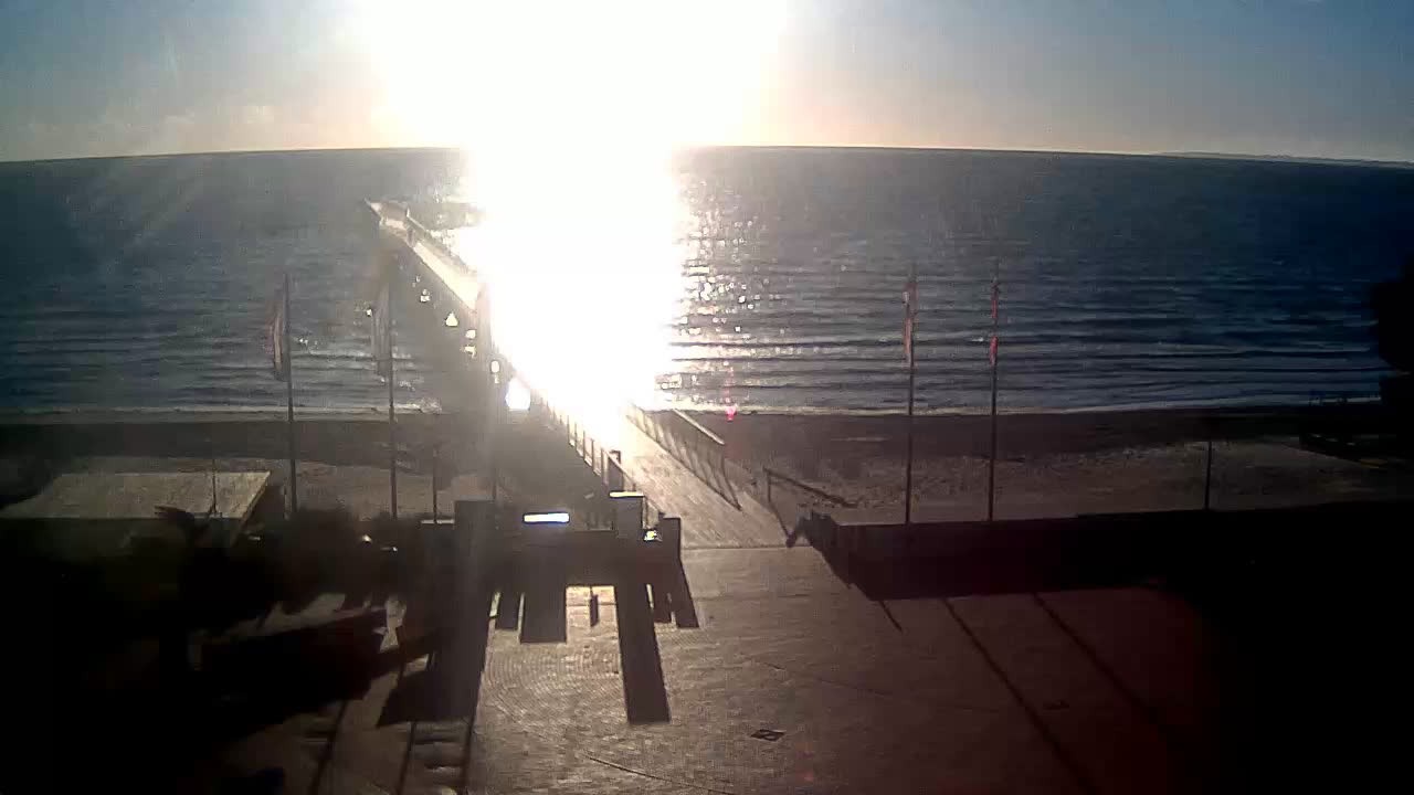Archiv Foto Webcam Scharbeutz: Ausblick auf den Strand und die Ostsee