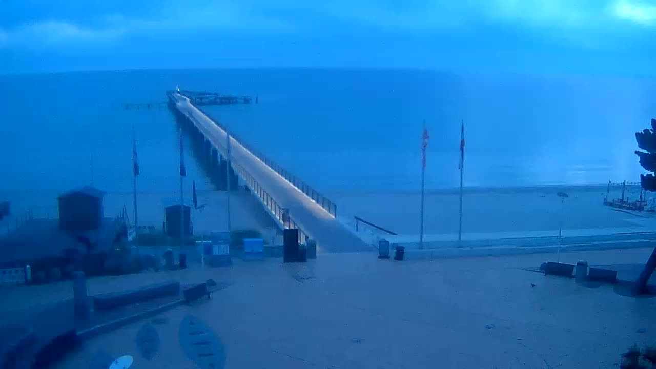 Archiv Foto Webcam Scharbeutz: Ausblick auf den Strand und die Ostsee