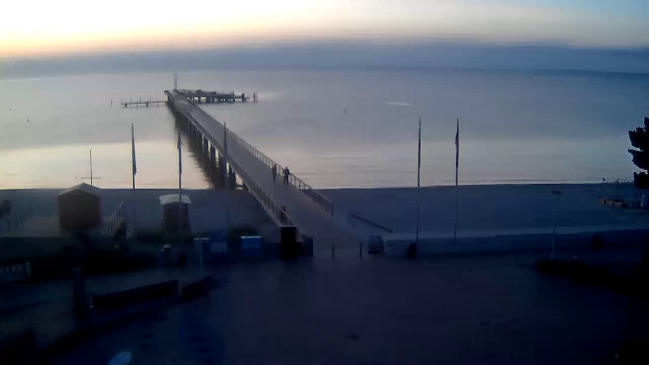 Archiv Foto Webcam Scharbeutz: Ausblick auf den Strand und die Ostsee