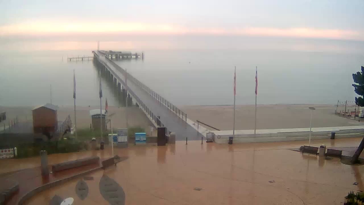 Archiv Foto Webcam Scharbeutz: Ausblick auf den Strand und die Ostsee