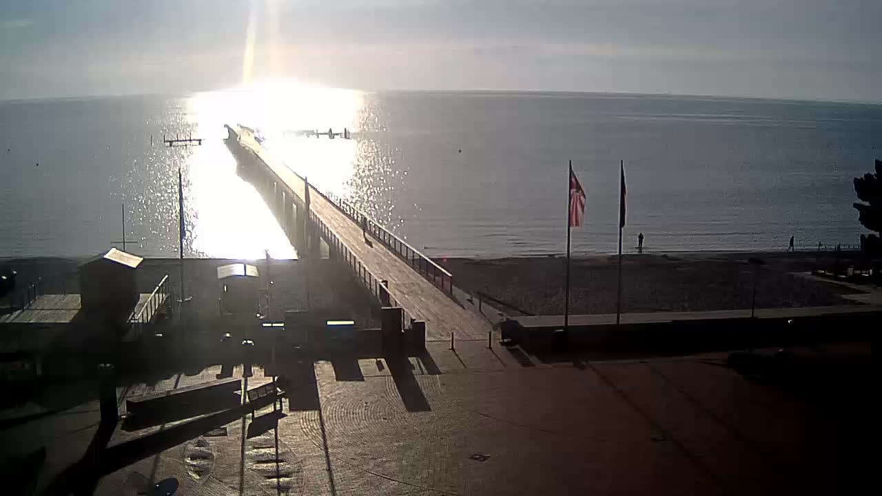 Archiv Foto Webcam Scharbeutz: Ausblick auf den Strand und die Ostsee
