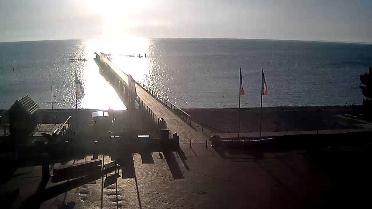 Archiv Foto Webcam Scharbeutz: Ausblick auf den Strand und die Ostsee