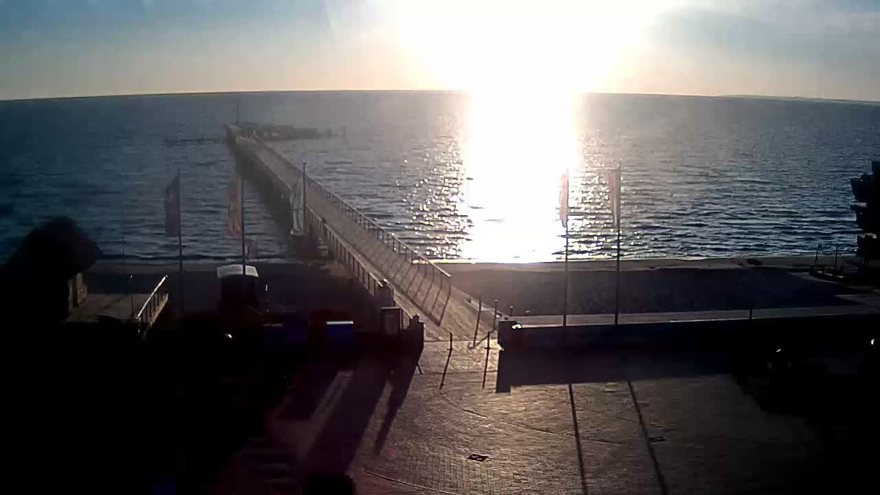 Archiv Foto Webcam Scharbeutz: Ausblick auf den Strand und die Ostsee