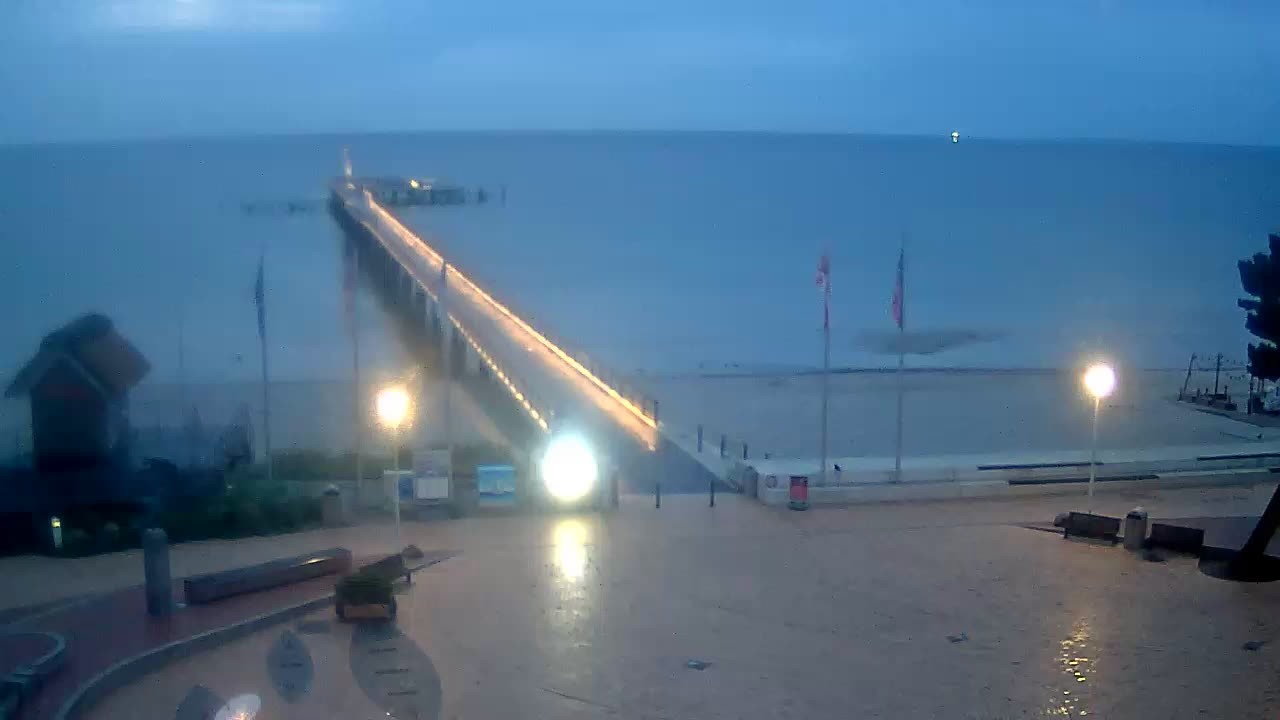 Archiv Foto Webcam Scharbeutz: Ausblick auf den Strand und die Ostsee