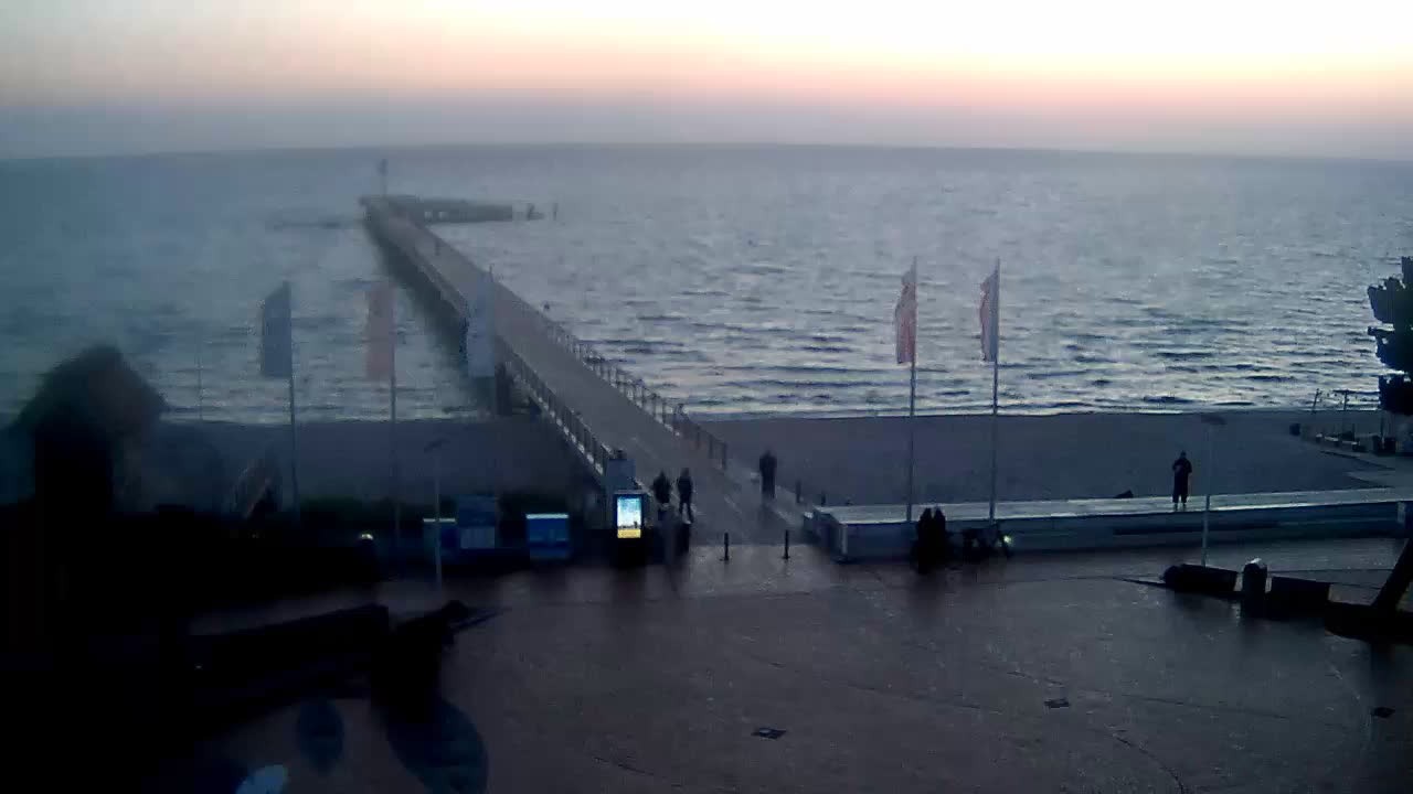Archiv Foto Webcam Scharbeutz: Ausblick auf den Strand und die Ostsee