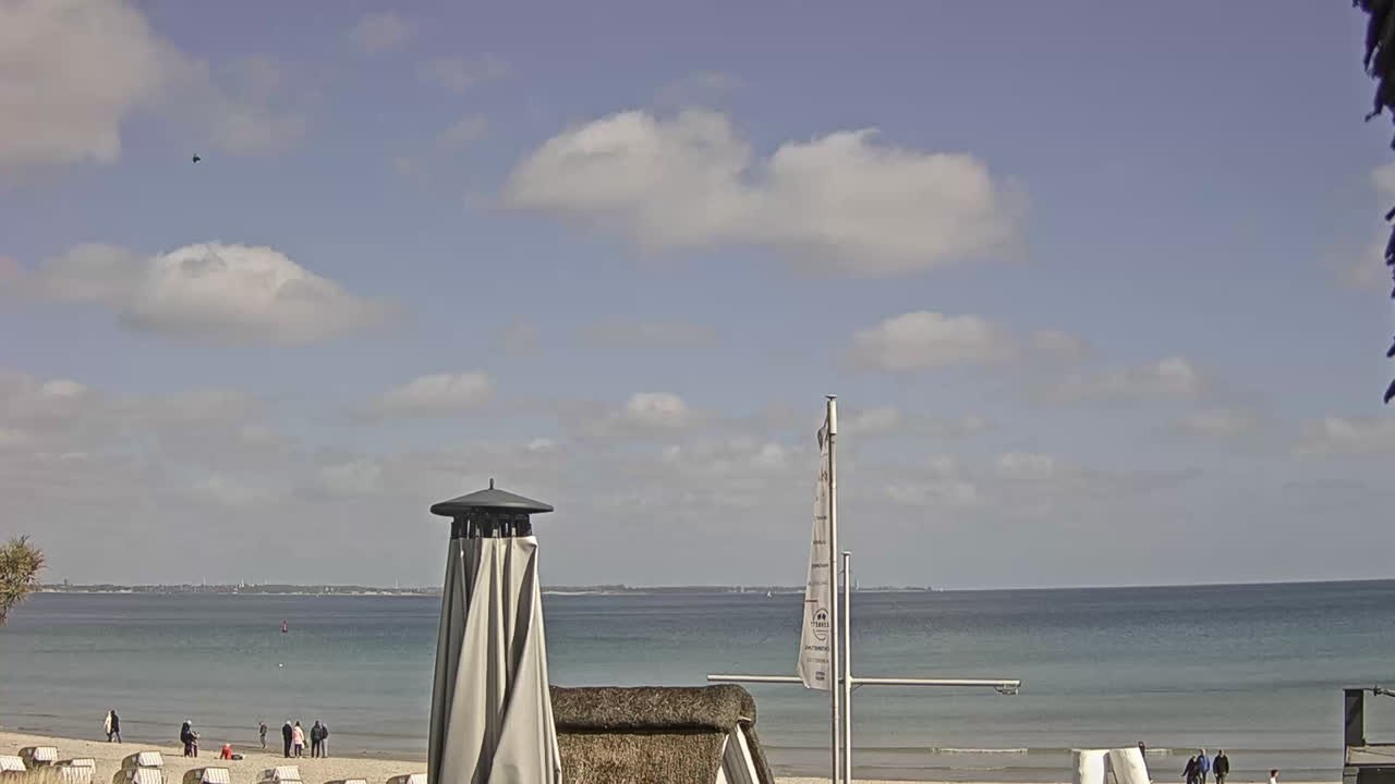 Archiv Foto Webcam Scharbeutz Strand: Blick vom Restaurant Capolino