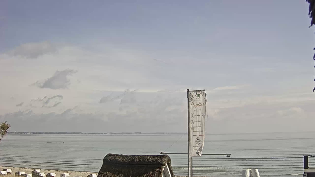 Archiv Foto Webcam Scharbeutz Strand: Blick vom Restaurant Capolino