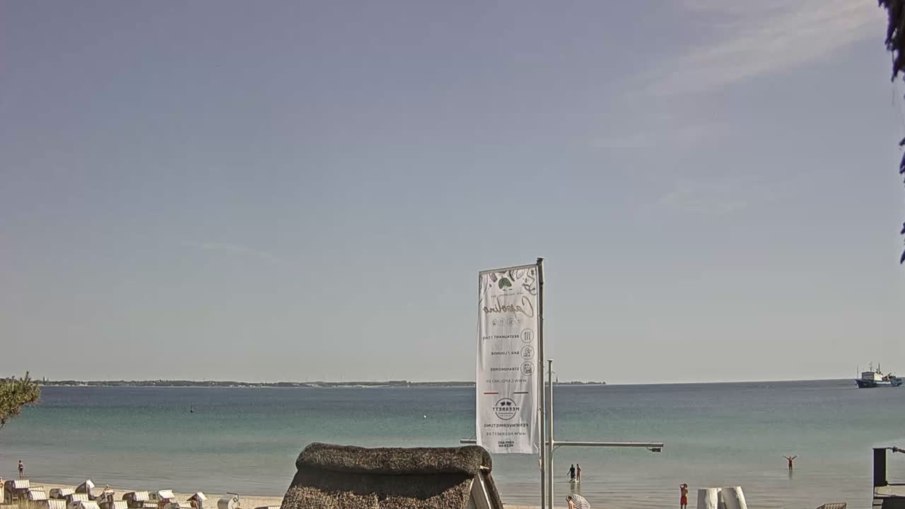 Archiv Foto Webcam Scharbeutz Strand: Blick vom Restaurant Capolino