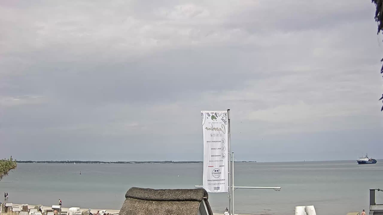 Archiv Foto Webcam Scharbeutz Strand: Blick vom Restaurant Capolino
