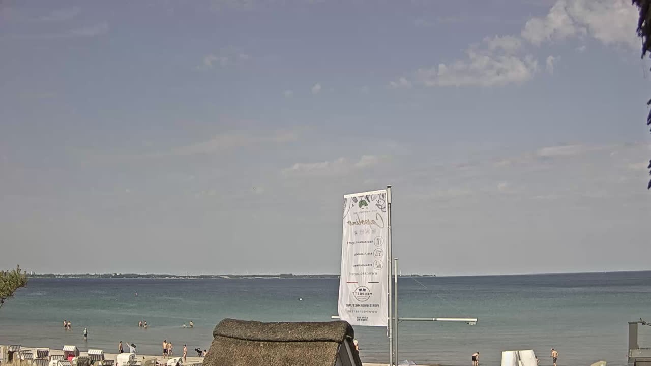 Archiv Foto Webcam Scharbeutz Strand: Blick vom Restaurant Capolino