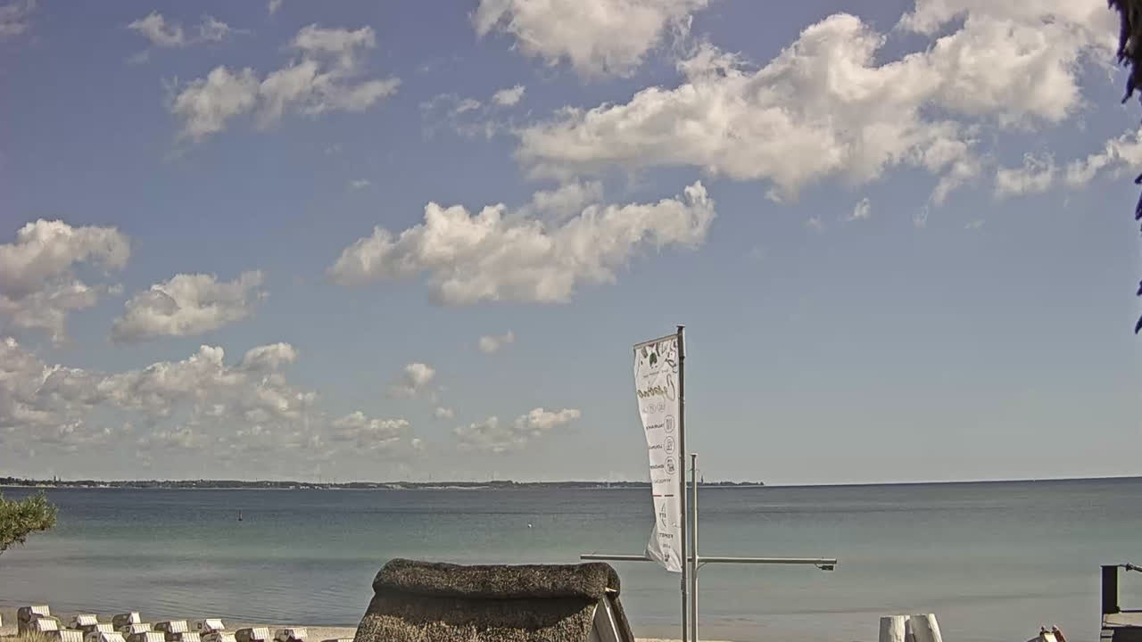 Archiv Foto Webcam Scharbeutz Strand: Blick vom Restaurant Capolino