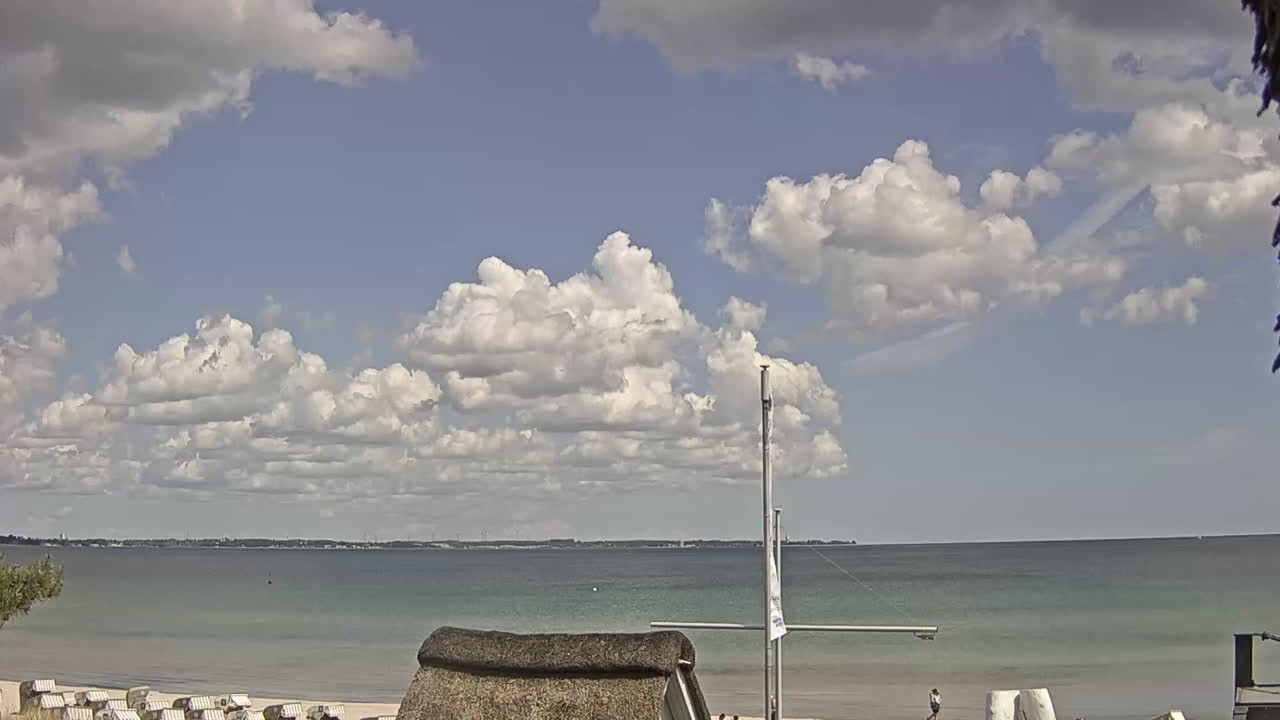 Archiv Foto Webcam Scharbeutz Strand: Blick vom Restaurant Capolino