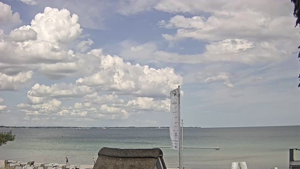 Archiv Foto Webcam Scharbeutz Strand: Blick vom Restaurant Capolino