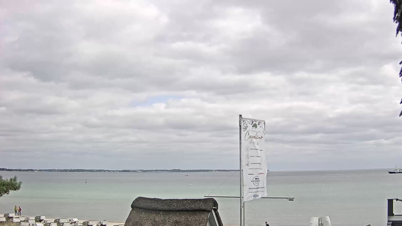 Archiv Foto Webcam Scharbeutz Strand: Blick vom Restaurant Capolino