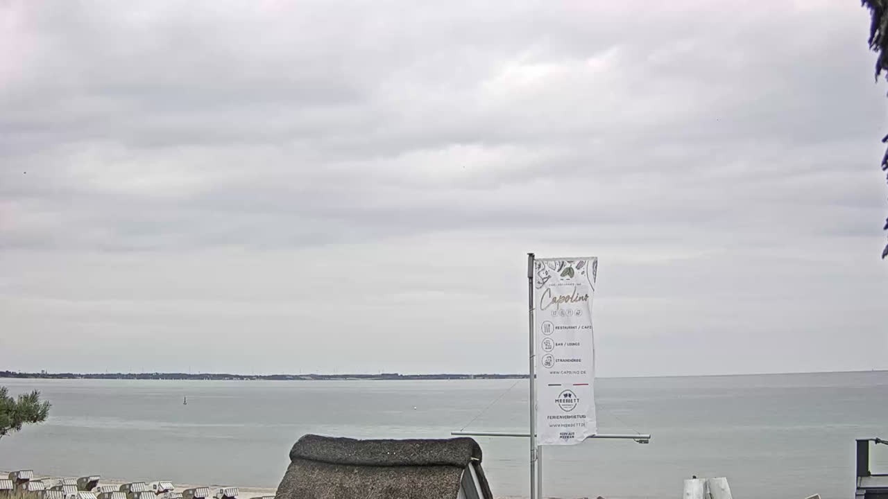 Archiv Foto Webcam Scharbeutz Strand: Blick vom Restaurant Capolino