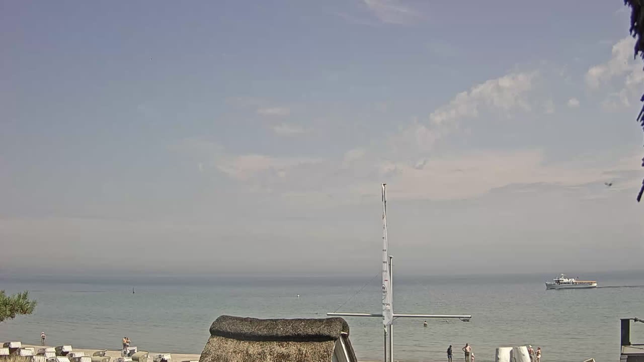 Archiv Foto Webcam Scharbeutz Strand: Blick vom Restaurant Capolino