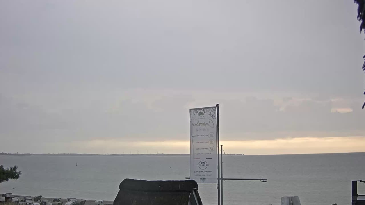 Archiv Foto Webcam Scharbeutz Strand: Blick vom Restaurant Capolino