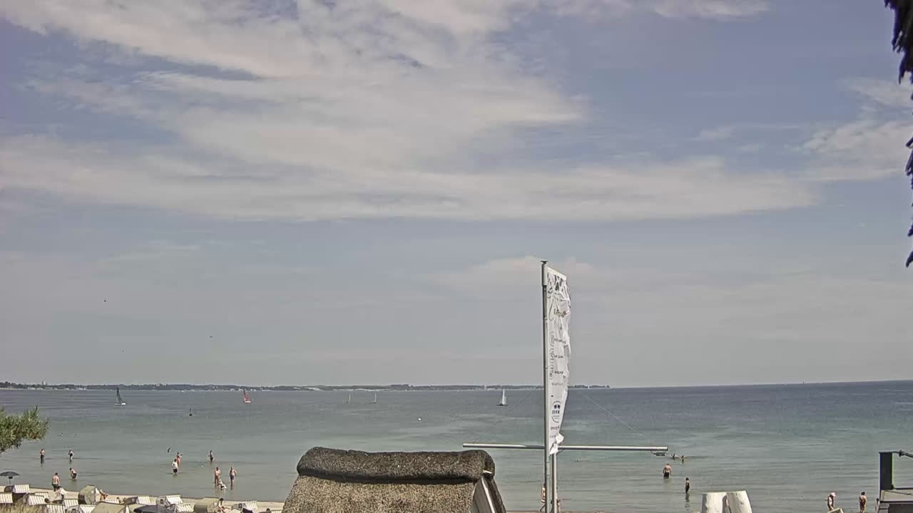 Archiv Foto Webcam Scharbeutz Strand: Blick vom Restaurant Capolino