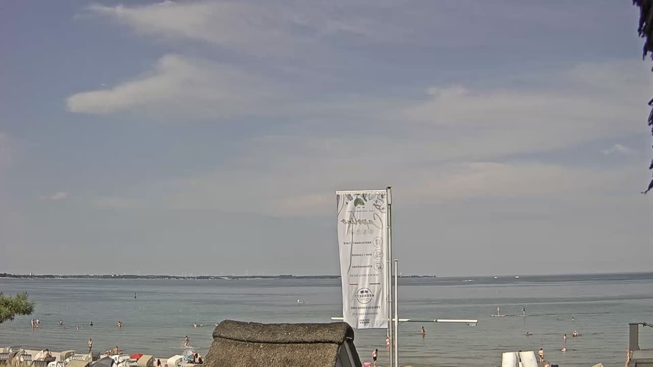 Archiv Foto Webcam Scharbeutz Strand: Blick vom Restaurant Capolino