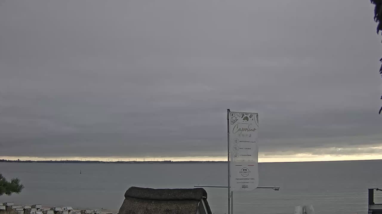 Archiv Foto Webcam Scharbeutz Strand: Blick vom Restaurant Capolino