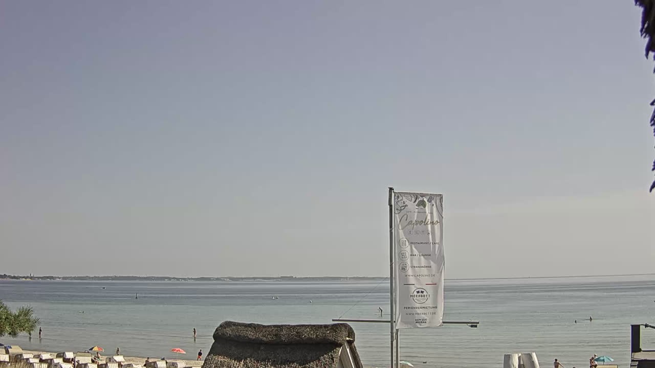 Archiv Foto Webcam Scharbeutz Strand: Blick vom Restaurant Capolino