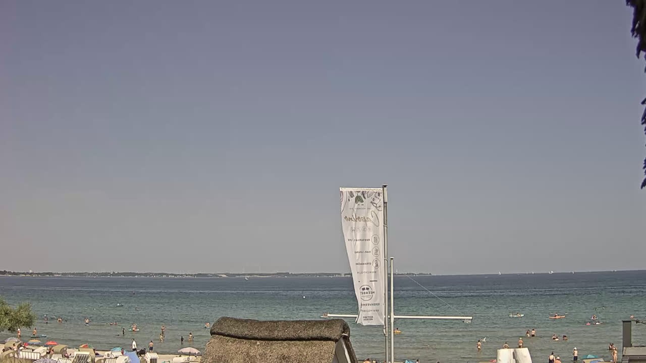 Archiv Foto Webcam Scharbeutz Strand: Blick vom Restaurant Capolino