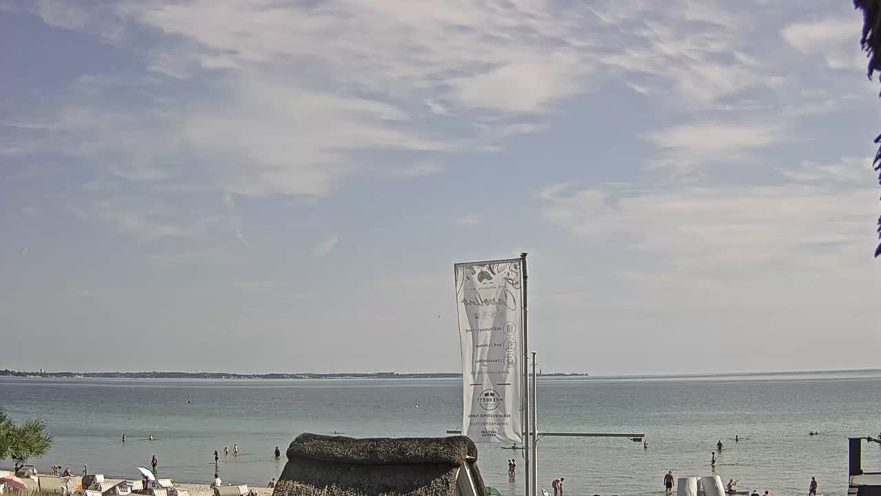 Archiv Foto Webcam Scharbeutz Strand: Blick vom Restaurant Capolino