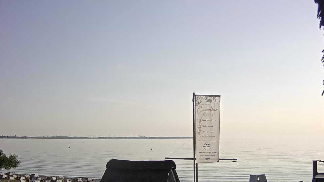 Archiv Foto Webcam Scharbeutz Strand: Blick vom Restaurant Capolino
