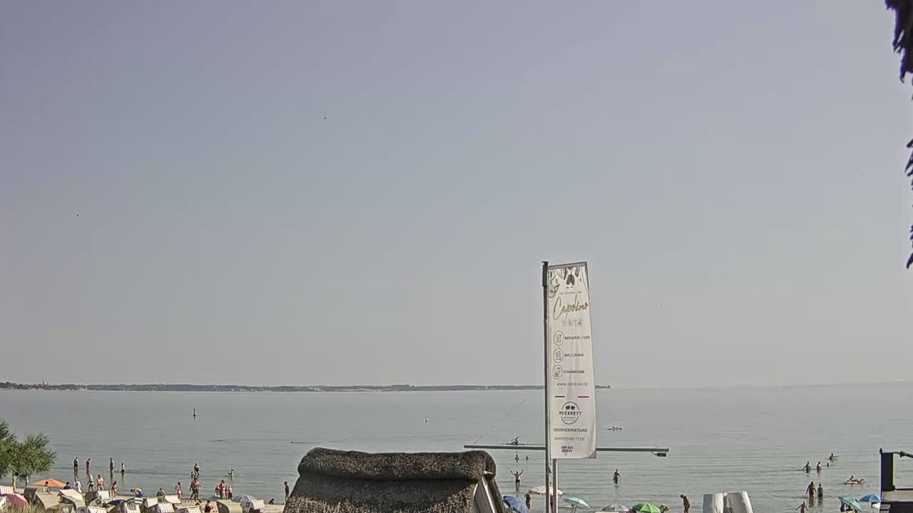 Archiv Foto Webcam Scharbeutz Strand: Blick vom Restaurant Capolino