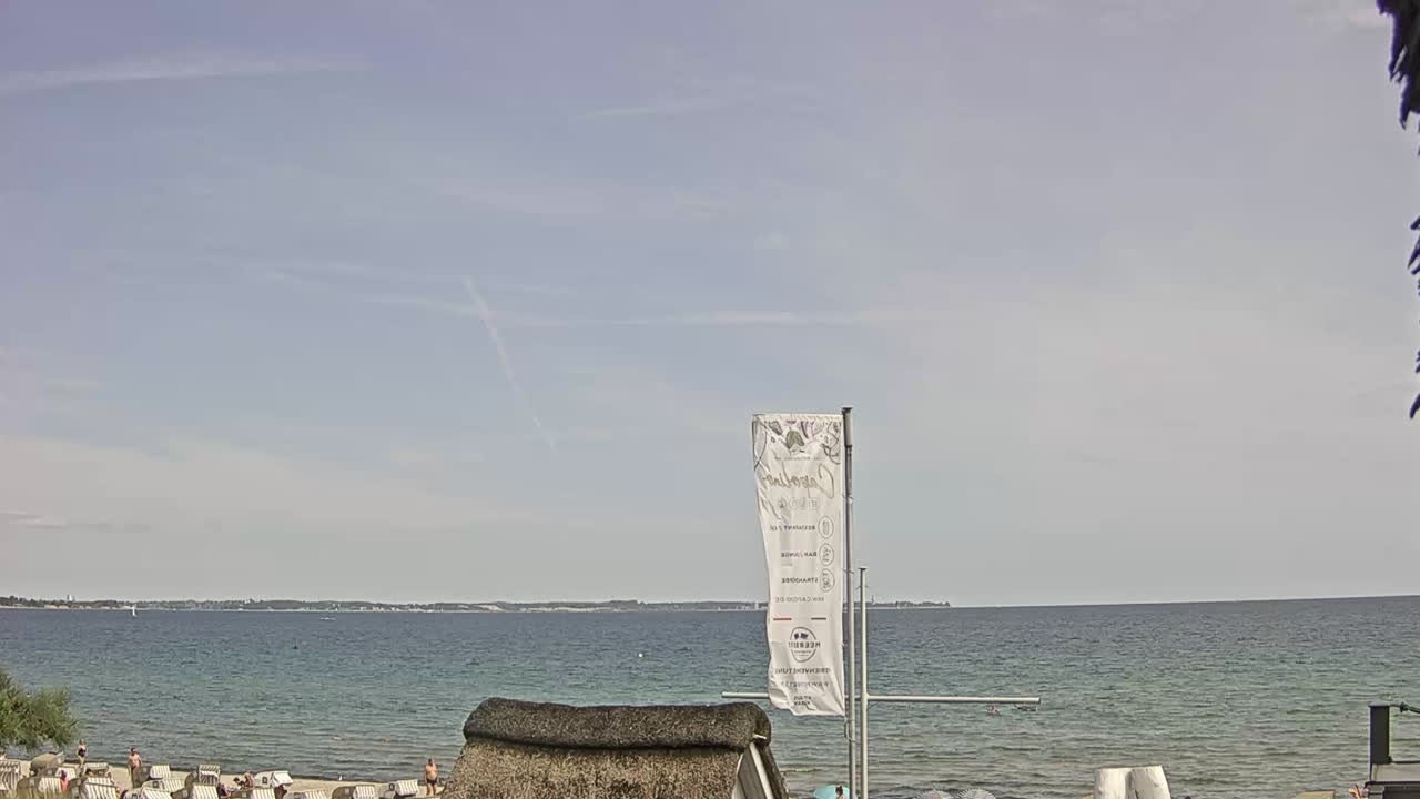 Archiv Foto Webcam Scharbeutz Strand: Blick vom Restaurant Capolino