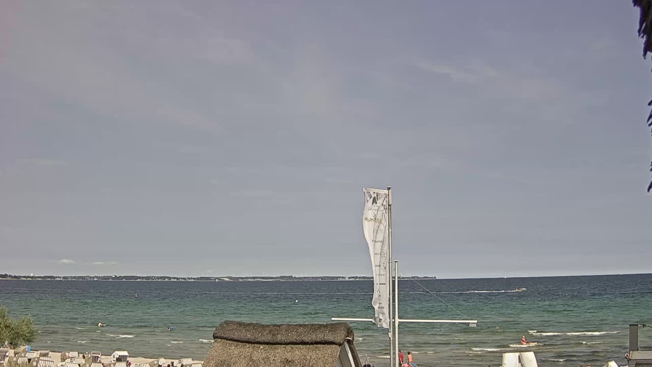 Archiv Foto Webcam Scharbeutz Strand: Blick vom Restaurant Capolino