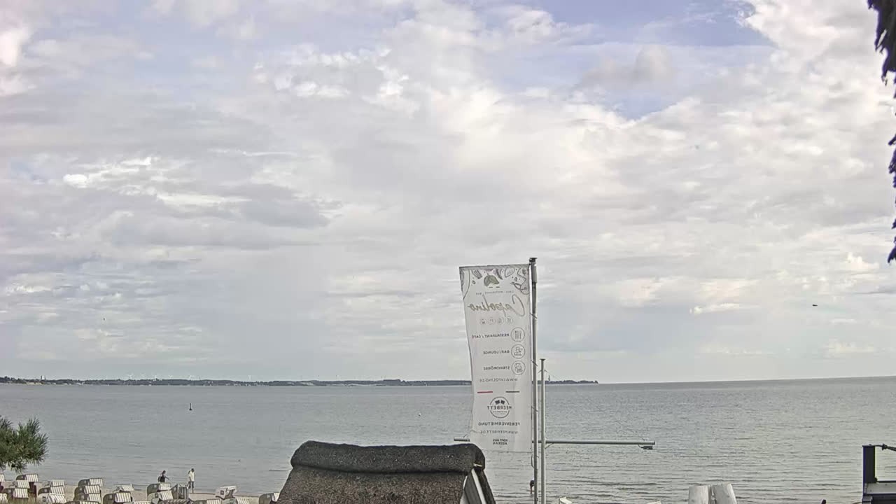 Archiv Foto Webcam Scharbeutz Strand: Blick vom Restaurant Capolino